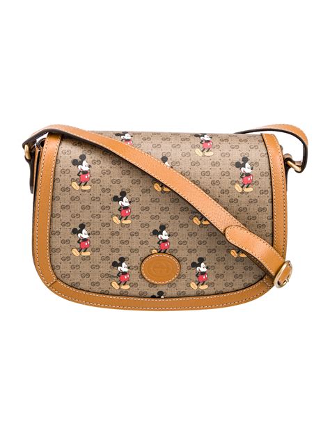 Gucci x Disney Micro GG Mickey Mouse Flap Crossbody Bag